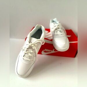 Nike Ebernon Low AQ1775-100 Mens White Lace Up Athletic Sneakers Size 12 New!